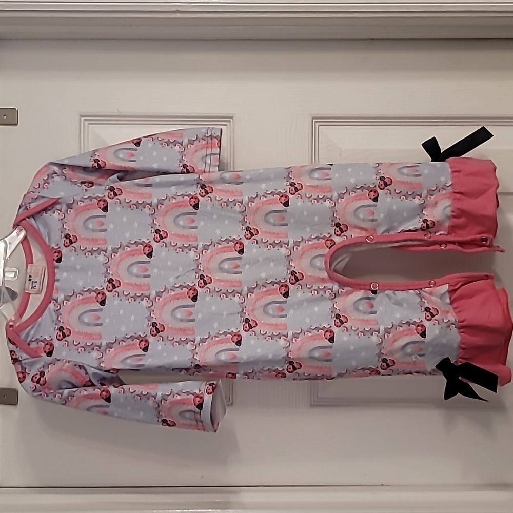 Pete and Lucy Ladybug Romper 9-12mos